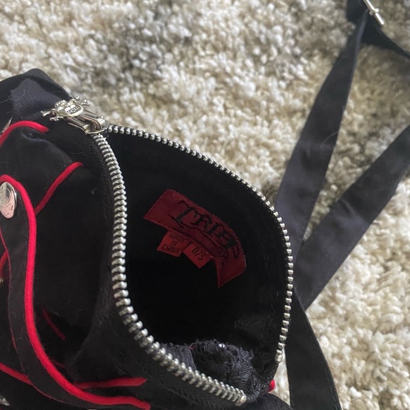 Tripp NYC | Cyber Y2K gothic grunge red band bag - Picture 9 of 10